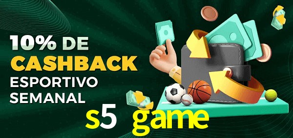 10% de bônus de cashback na s5 game